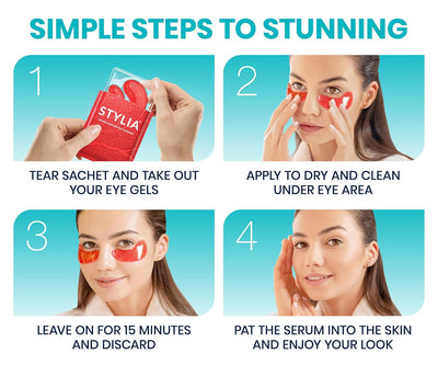 Marine Collagen Under-Eye Patches with Vitamin C & Hyaluronic Acid 30 Pairs