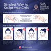 Stylia Double Chin Mask - V Line Chin Strap - Toning Hydrogel Collagen Face Mask with Hyaluronic Acid & Aloe Vera