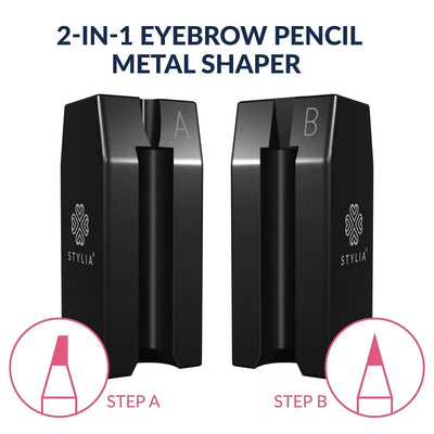 2-in-1 Metal Duckbill-Shape Eyebrow Pencil Shaper